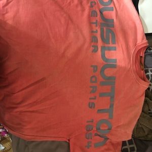 LV oversize orange neon shirt